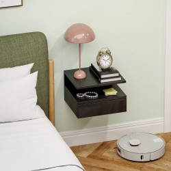 Тумба прикроватная Homcom 831-338V04BK (Black Gloss) Thumb