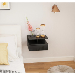 Тумба прикроватная Homcom 831-338V04BK (Black Gloss) Thumb