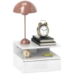 Тумба прикроватная Homcom 831-338V04WT (White Gloss) Thumb