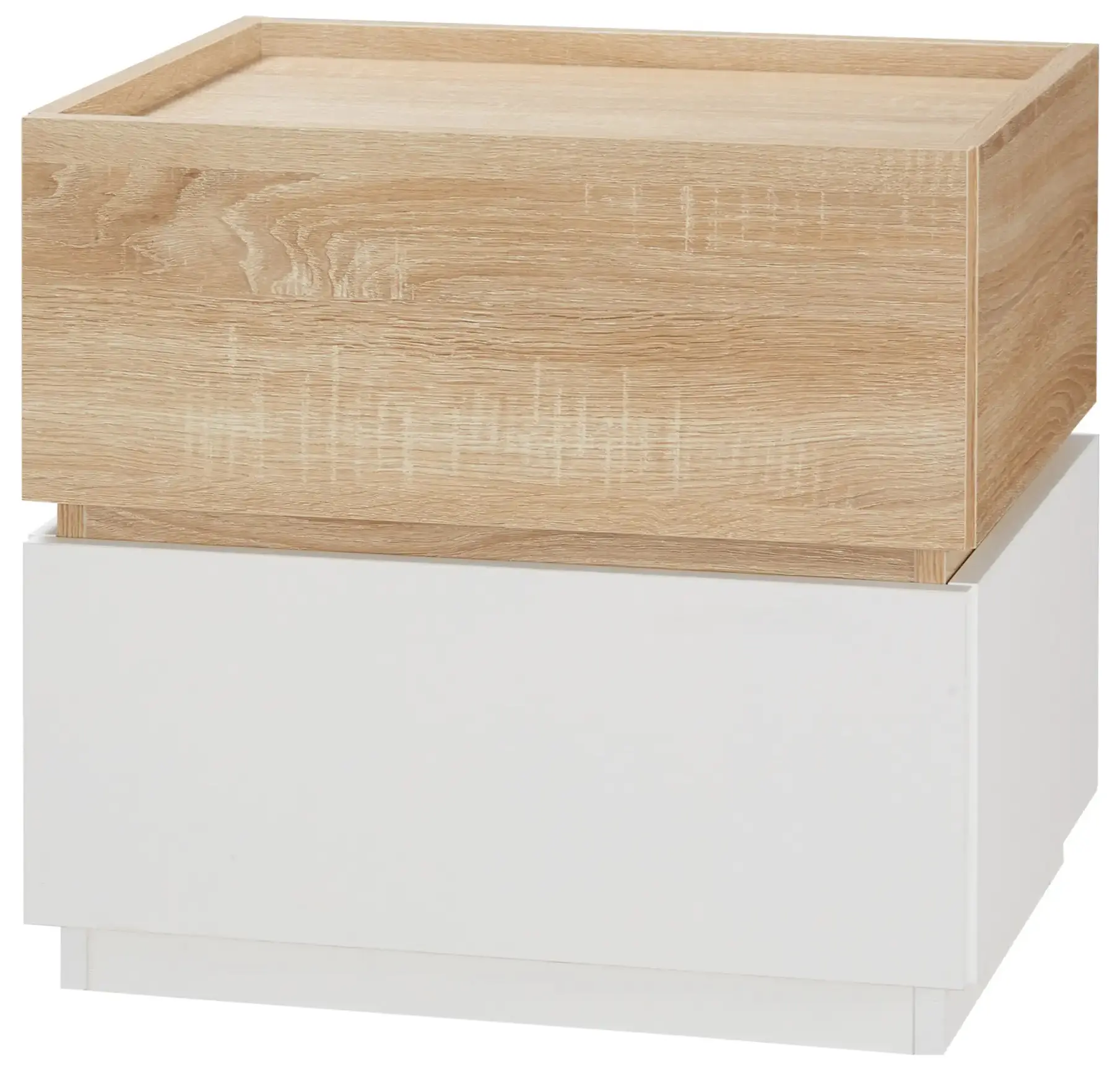 Тумба прикроватная Homcom 831-476ND (Natural/White) - 3