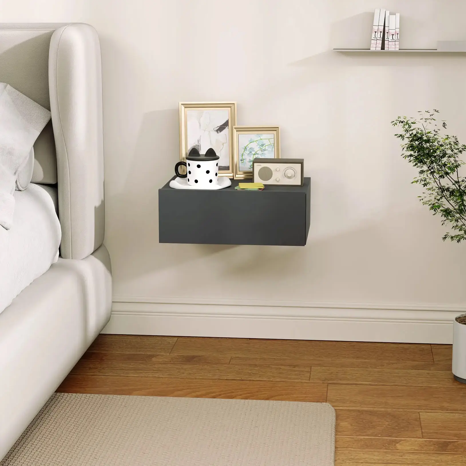 Тумба прикроватная Homcom 831-481V01BK (Black) - 10