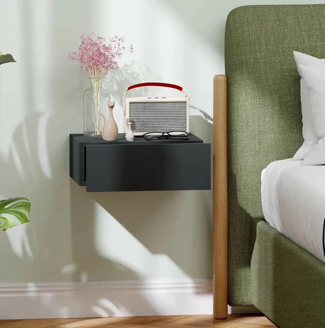 Тумба прикроватная Homcom 831-481V01BK (Black)