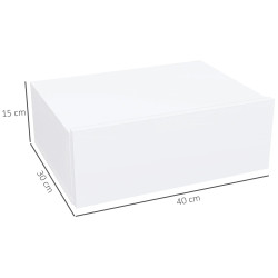 Тумба прикроватная Homcom 831-481V01WT (White) Thumb