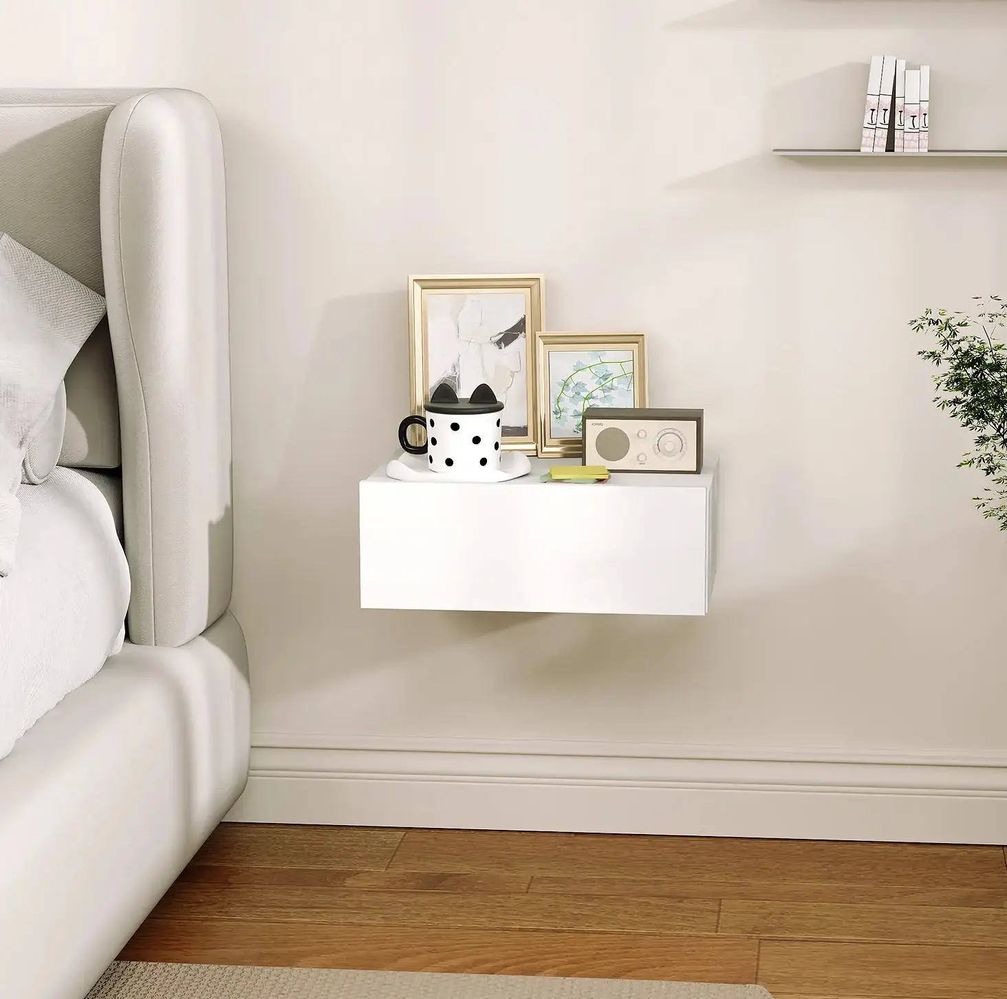 Тумба прикроватная Homcom 831-481V01WT (White) - 9