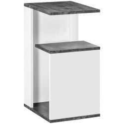 Тумба прикроватная Homcom 831-569WT (White/Grey) Thumb