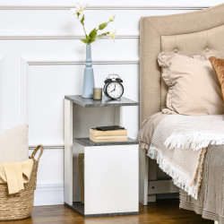 Тумба прикроватная Homcom 831-569WT (White/Grey) Thumb