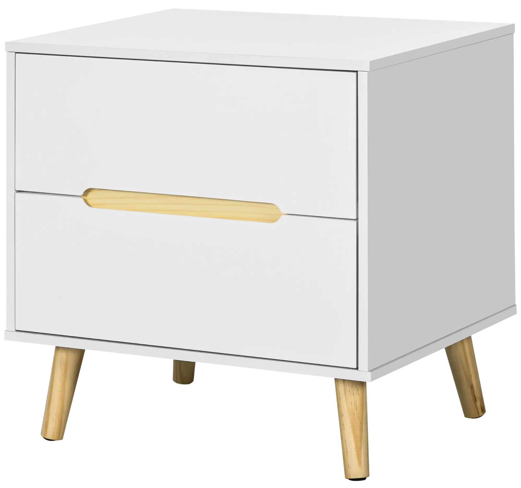 Тумба прикроватная Homcom 831-592V00WT (White) - 2