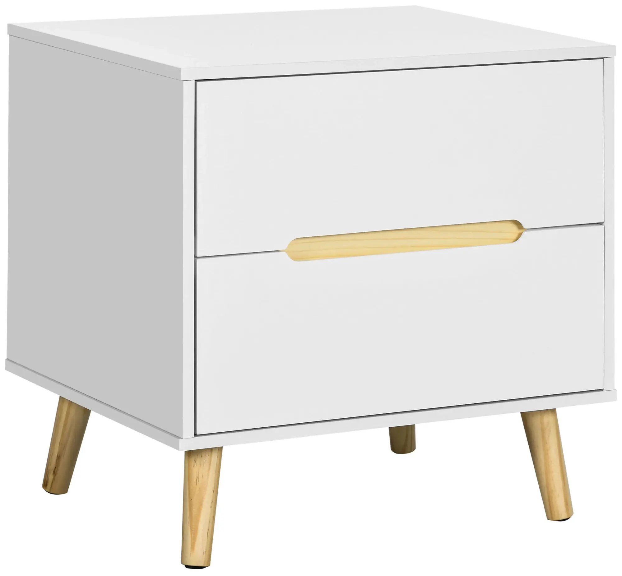 Тумба прикроватная Homcom 831-592V00WT (White) - 3