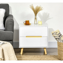 Тумба прикроватная Homcom 831-592V00WT (White) Thumb