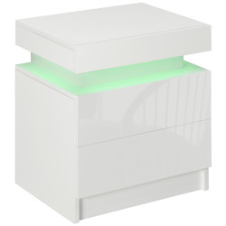 Noptiera Homcom 831-651V90WT (White Gloss) Thumb