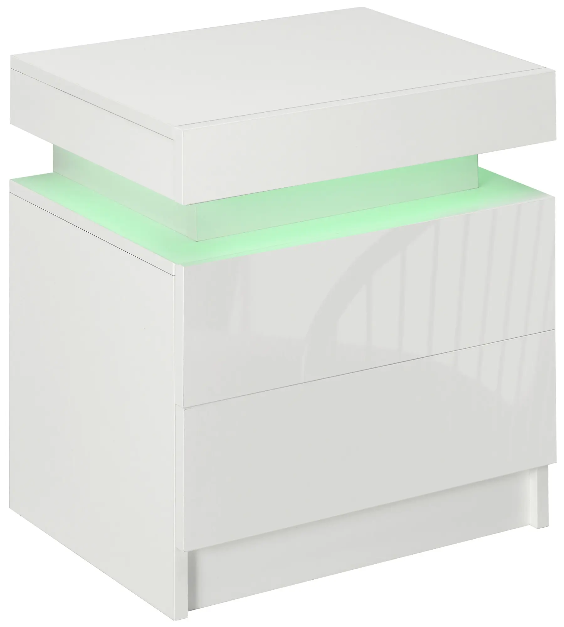 Noptiera Homcom 831-651V90WT (White Gloss) - 2