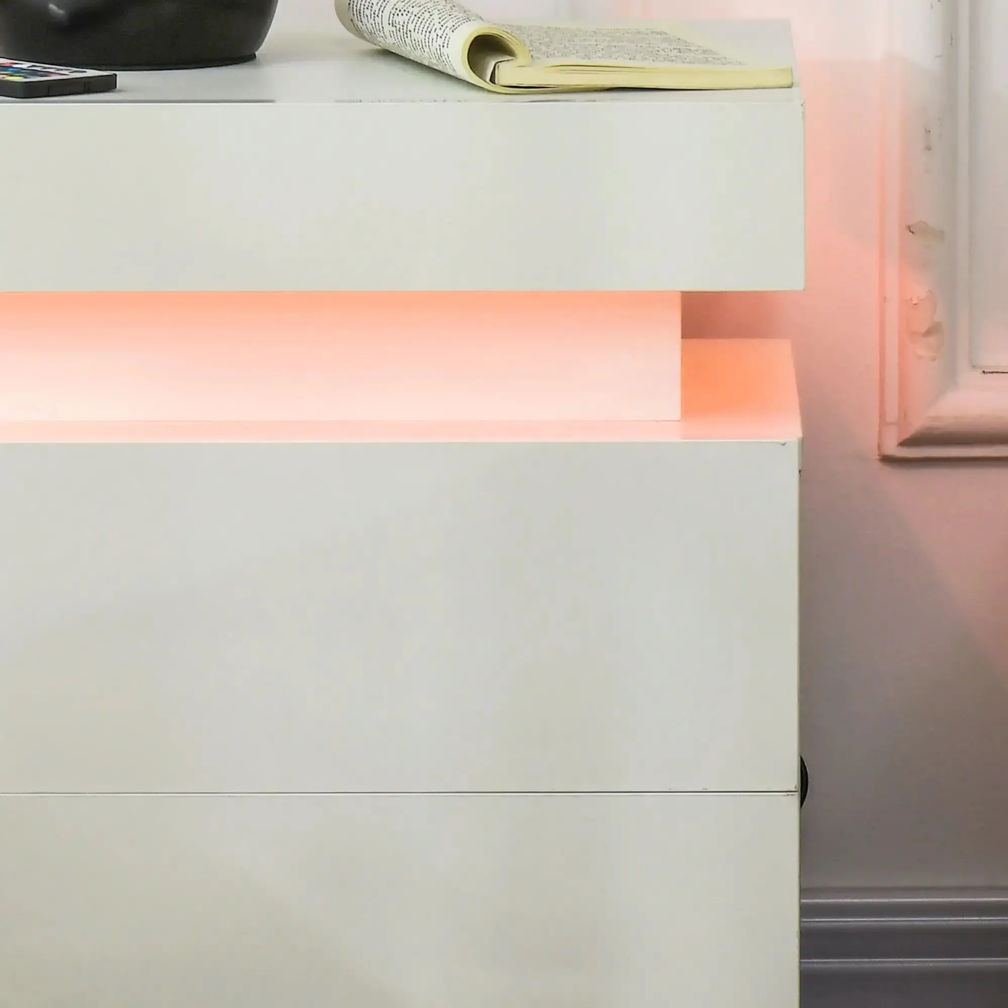 Noptiera Homcom 831-651V90WT (White Gloss) - 5