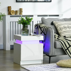 Noptiera Homcom 831-651V90WT (White Gloss) Thumb