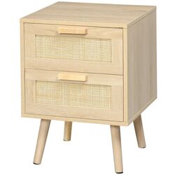 Noptiera Homcom 831-664V00ND 40x56 cm (Natural Oak) Thumb