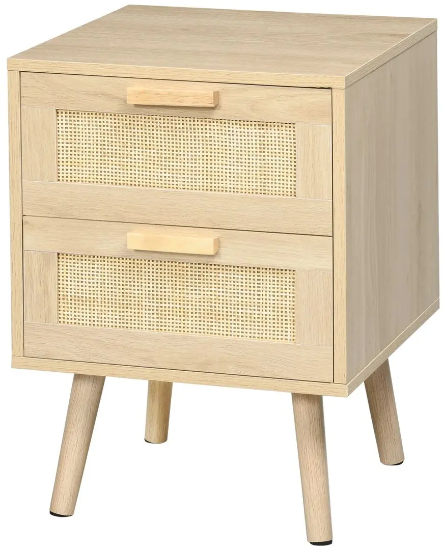 Noptiera Homcom 831-664V00ND 40x56 cm (Natural Oak)