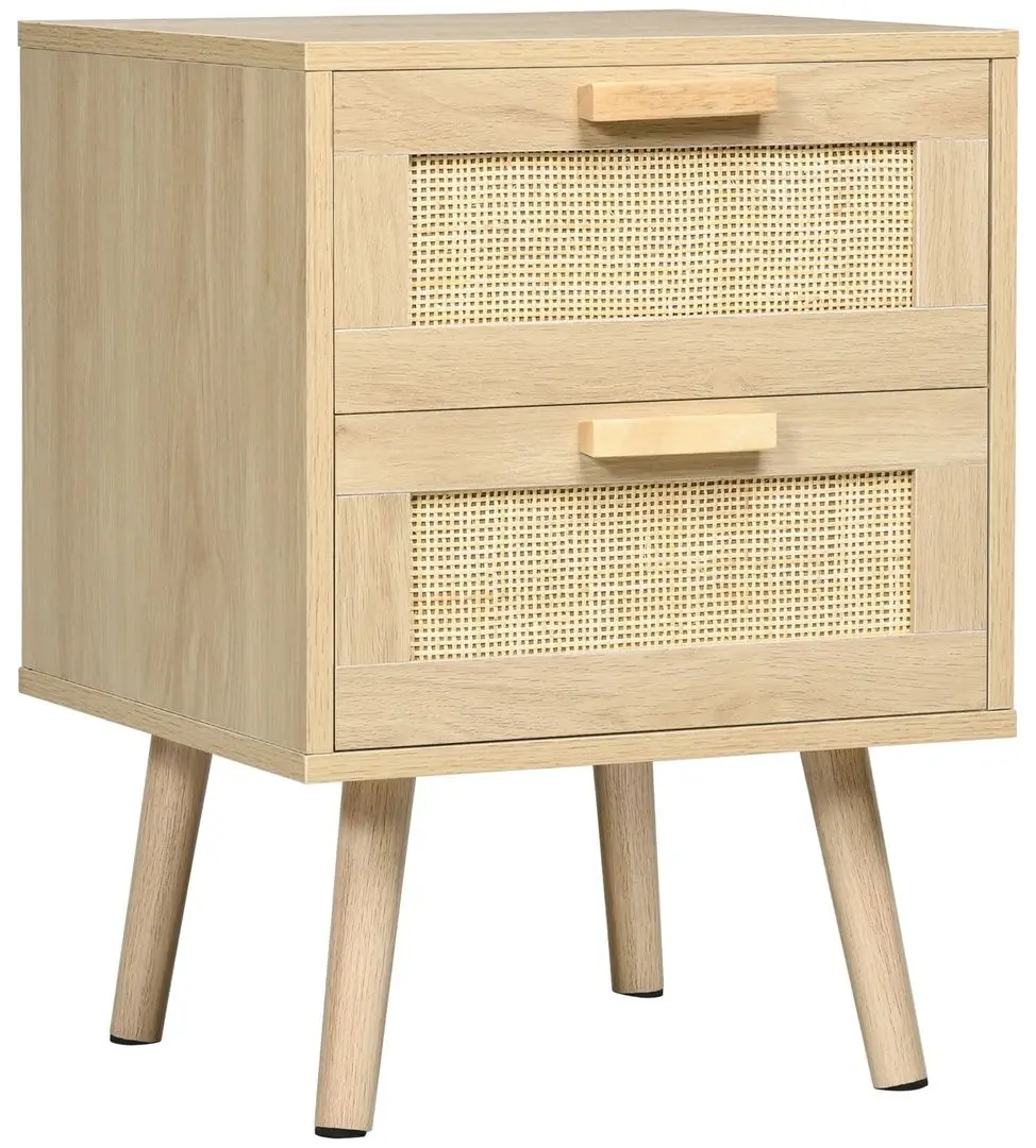 Noptiera Homcom 831-664V00ND 40x56 cm (Natural Oak)