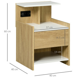 Noptiera Homcom 831-668V90ND (Natural) Thumb