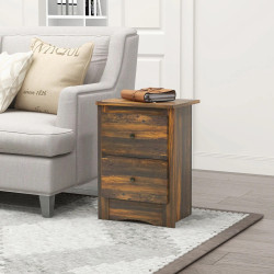 Тумба прикроватная Homcom 831-802V80BN (Brown) Thumb