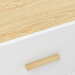 Тумба прикроватная Homcom 831-841V00AK (Oak/White) Thumb