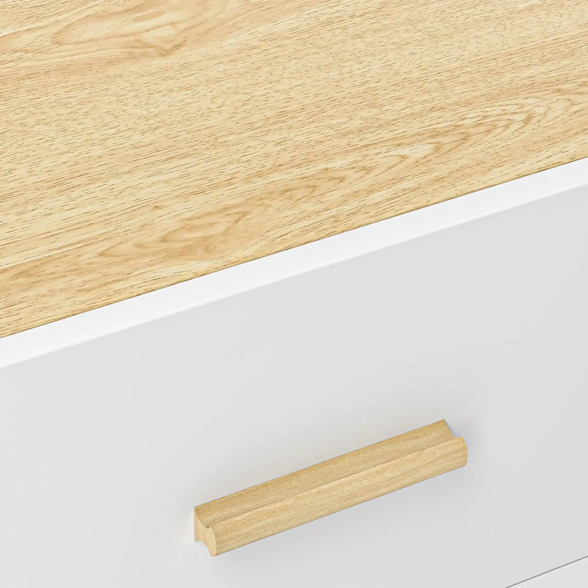 Тумба прикроватная Homcom 831-841V00AK (Oak/White) - 5