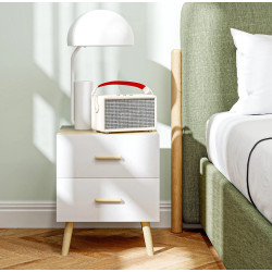 Тумба прикроватная Homcom 831-841V00AK (Oak/White) Thumb