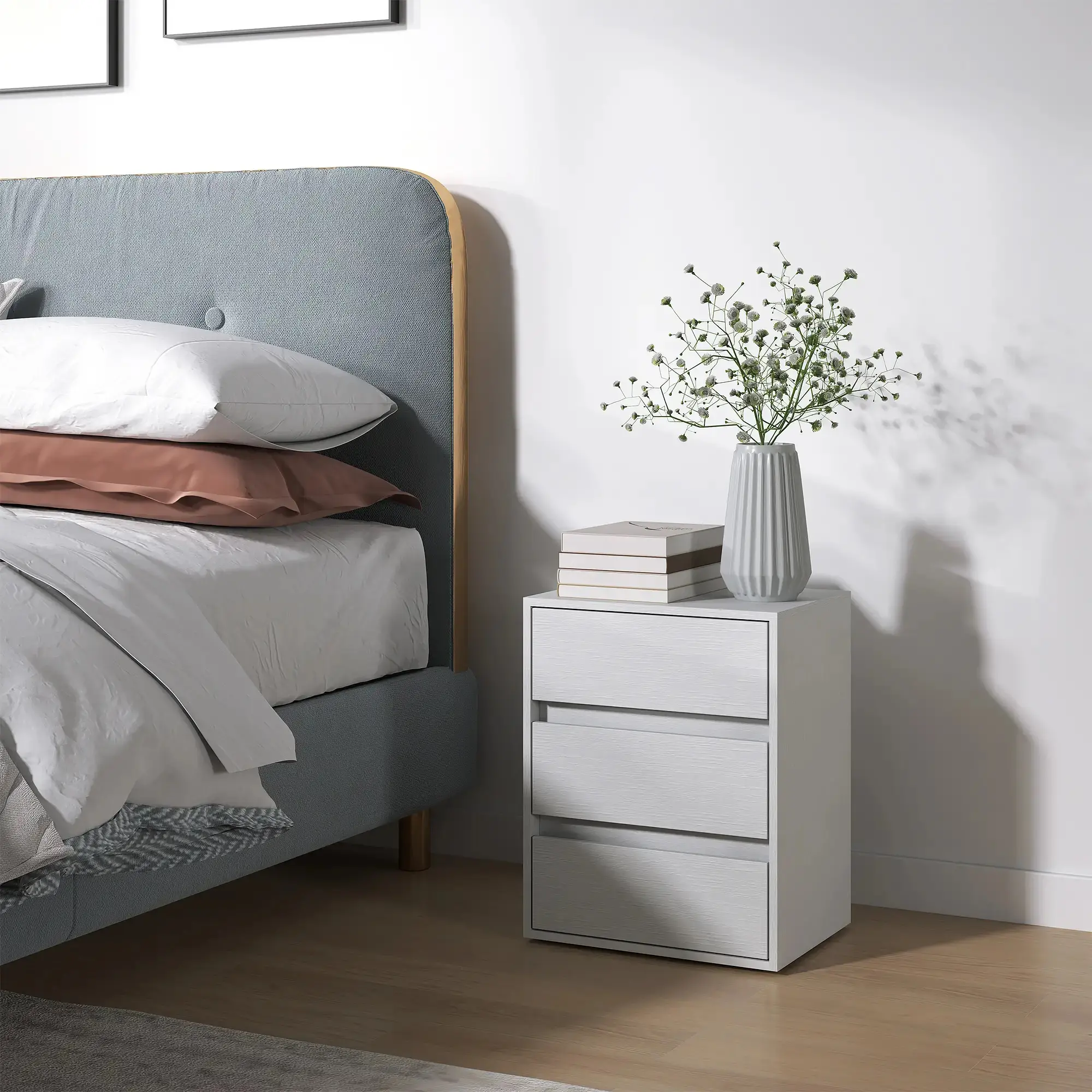 Тумба прикроватная Homcom 831-938V00WT (White) - 5