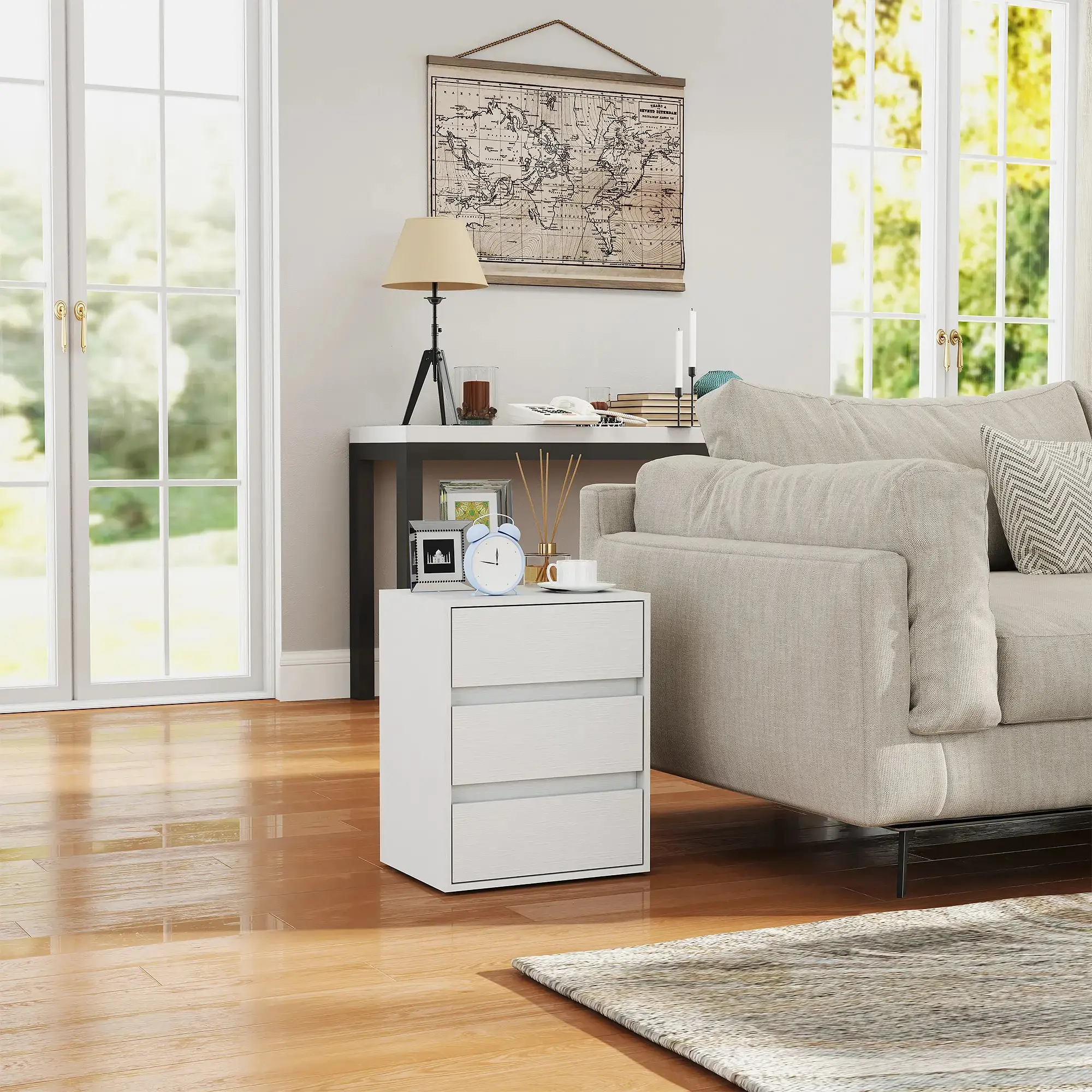 Тумба прикроватная Homcom 831-938V00WT (White) - 6