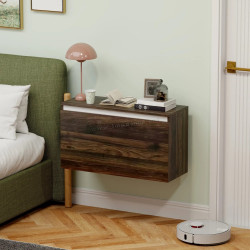 Тумба прикроватная Homcom 831-947V00WN (Walnut)