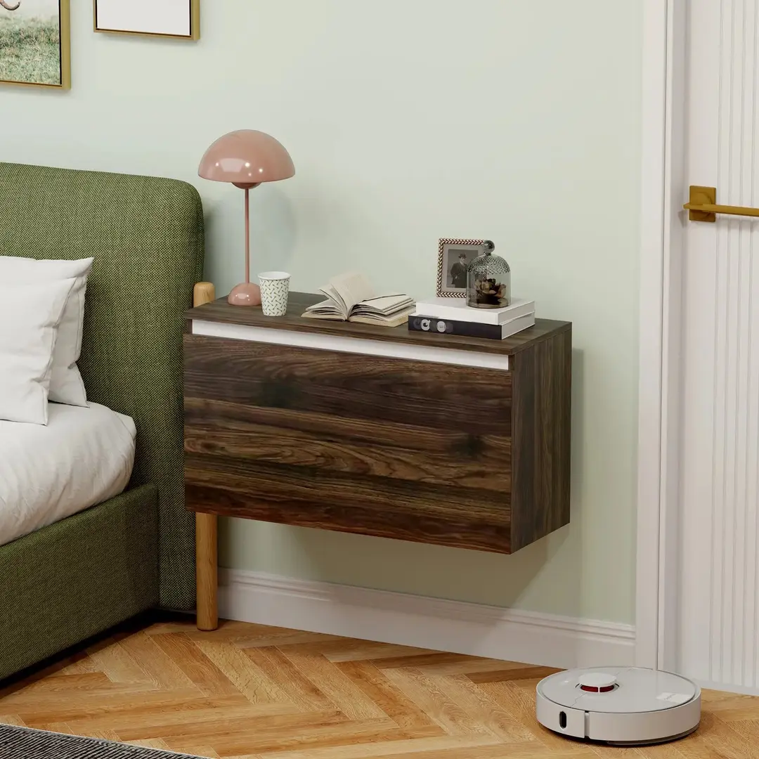 Тумба прикроватная Homcom 831-947V00WN (Walnut)