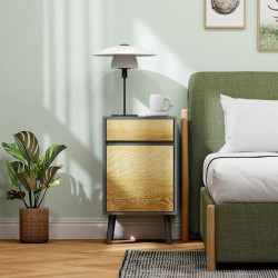 Тумба прикроватная Homcom 831-966V00CG (Dark Grey/Natural) Thumb