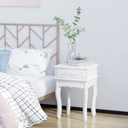 Тумба прикроватная Homcom 833-240 40x35x60 cm (White)