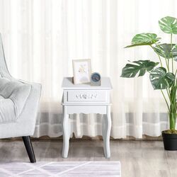 Noptiera Homcom 833-240 40x35x60 cm (White) Thumb