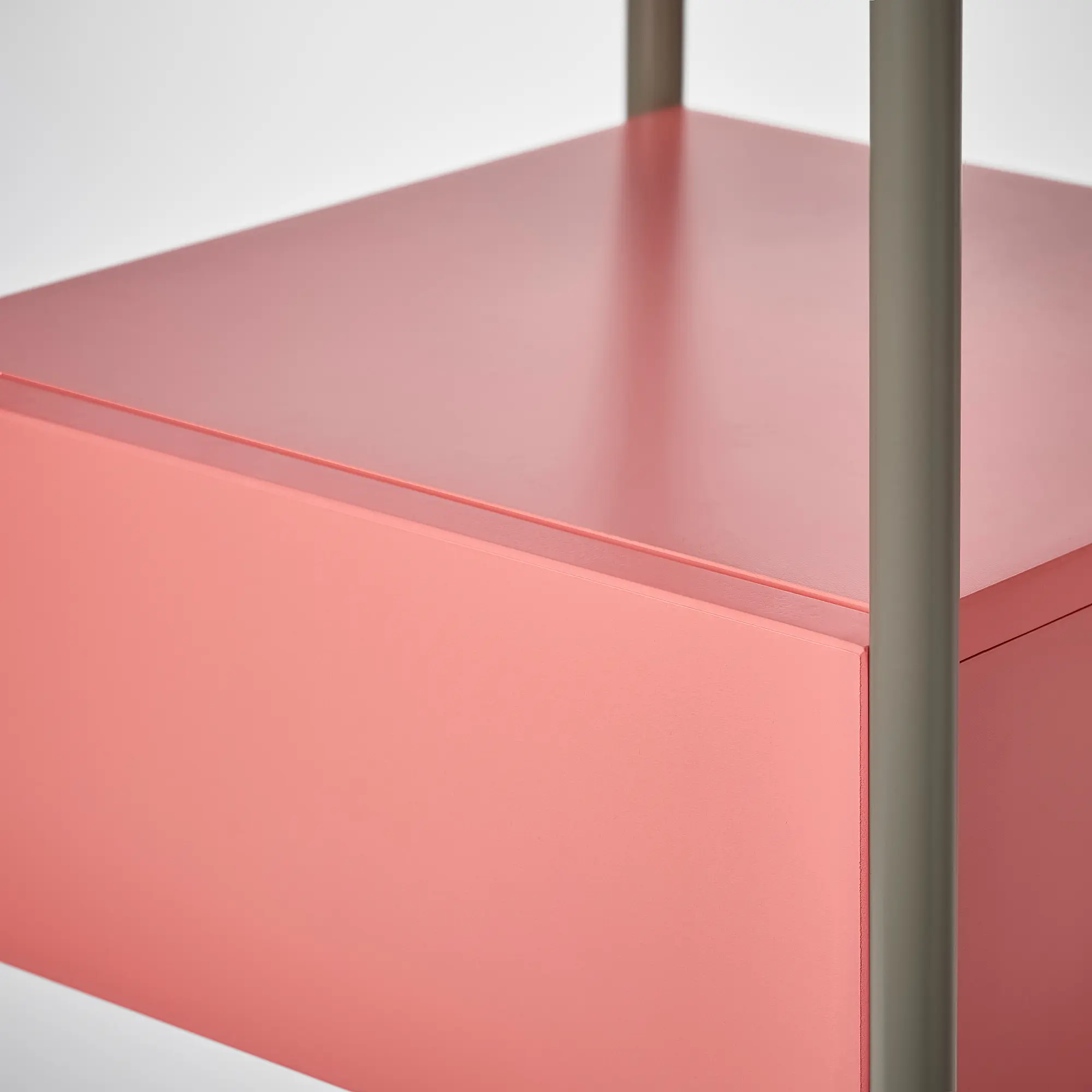 Прикроватная тумба Ikea Blankhallan (Бежевый/Розовый) - 4