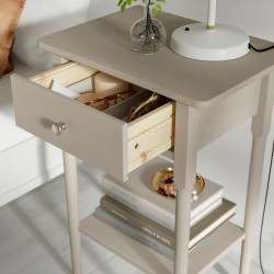 Noptiera Ikea Blastasen 50x37x76 (Gri-bej) Thumb