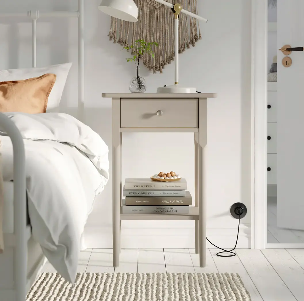 Noptiera Ikea Blastasen 50x37x76 (Gri-bej)