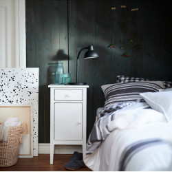 Noptiera Ikea Gullaberg 38x40x75 (Alb) Thumb