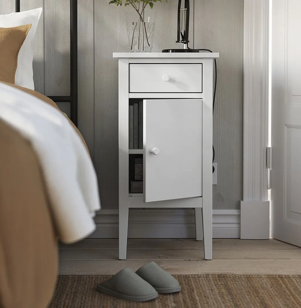 Noptiera Ikea Gullaberg 38x40x75 (Alb)