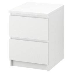 Прикроватная тумба Ikea Malm 40x55 (Белый) Thumb