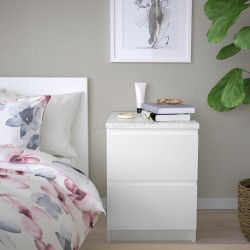 Noptiera Ikea Malm 40x55 (Alb)