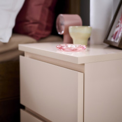 Прикроватная тумба Ikea Malm 40x55 (Светло-оранжевый глянцевый) Thumb