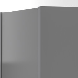 Прикроватная тумба Ikea Plojker 41x41x50 (Темно-серый) Thumb