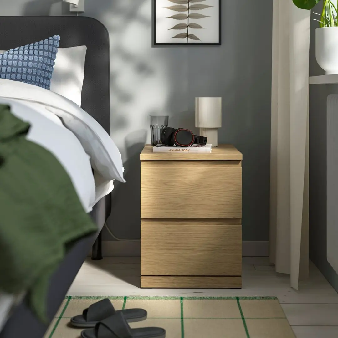 Прикроватная тумба Ikea Storklinta 40x50x53 (Дуб)