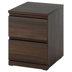 Прикроватная тумба Ikea Storklinta 40x50x53 (Темно-коричневый) Thumb