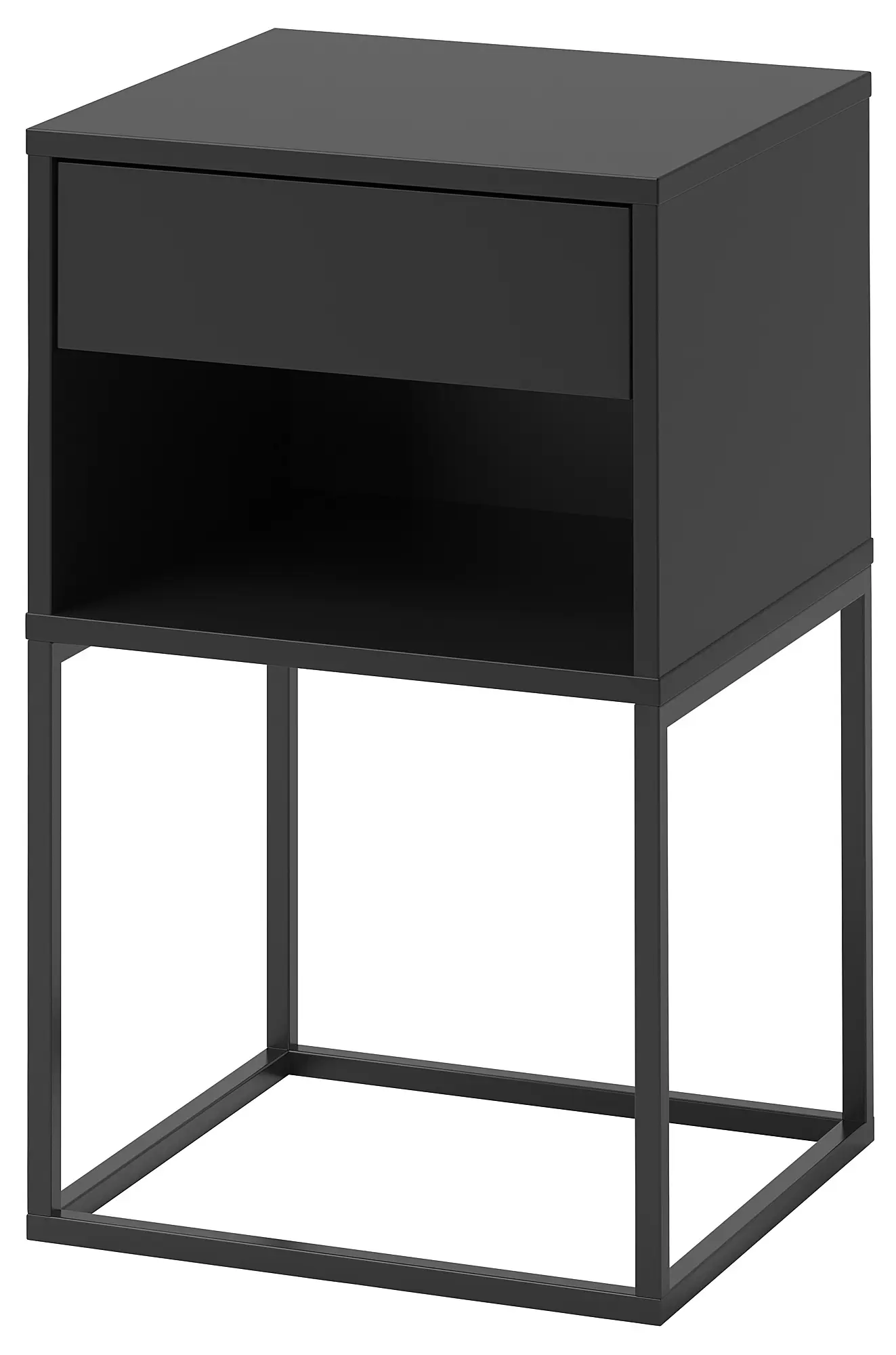 Noptiera Ikea Vikhammer 40x39 (Negru) - 2
