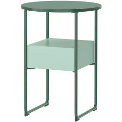 Тумба прикроватная Ikea Blankhallan 45x61x45 (Зеленый/Бирюзовый) Thumb