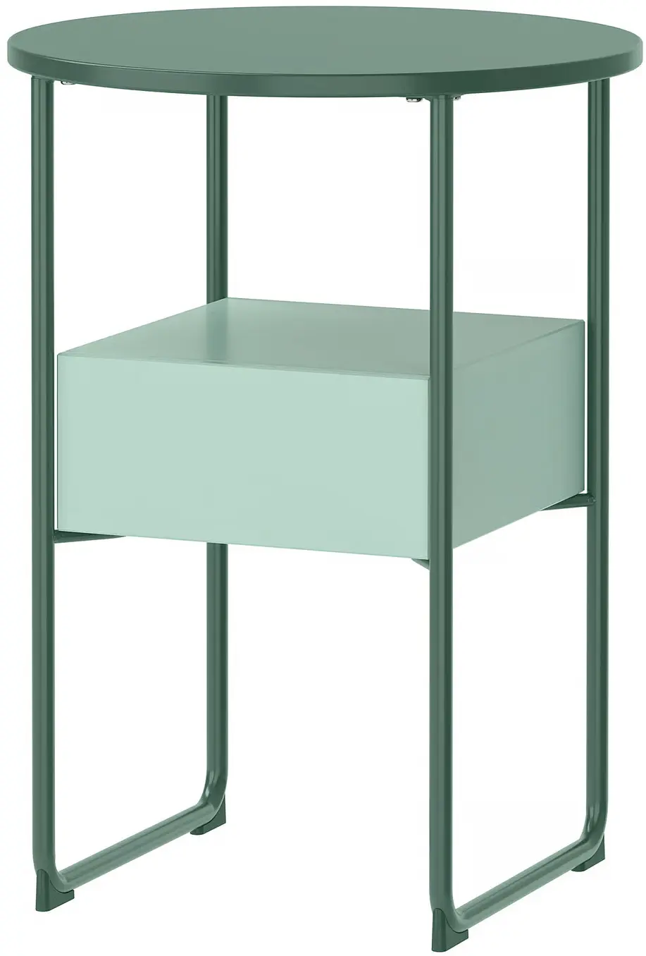 Тумба прикроватная Ikea Blankhallan 45x61x45 (Зеленый/Бирюзовый) - 2