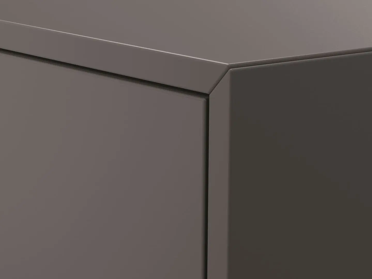 Noptiera Ikea Eket cu picioare 35x35x80 (Gri Inchis/Gri-Verde) - 4