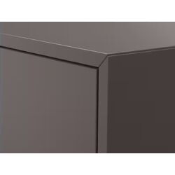 Noptiera Ikea Eket cu picioruse 35x35x80 (Gri Inchis/Galben Deschis/Metal) Thumb