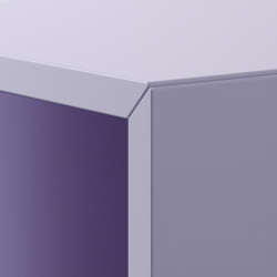 Тумба прикроватная Ikea Eket с ножками/дерево 35x35x80 (Белый/Светло-Сиреневый/Береза) Thumb