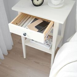 Noptiera Ikea Hemnes 46x35 (Alb) Thumb